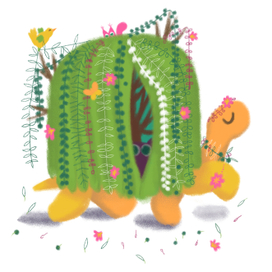 Черепаха + дерево