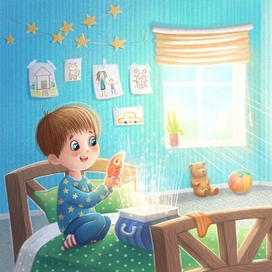 Иллюстрация для книги "Wait a minute!"