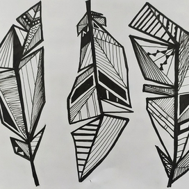 Графичные перья