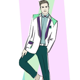 Мужской костюм (спортивный стиль)