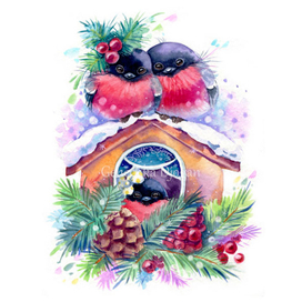 зимний домик 