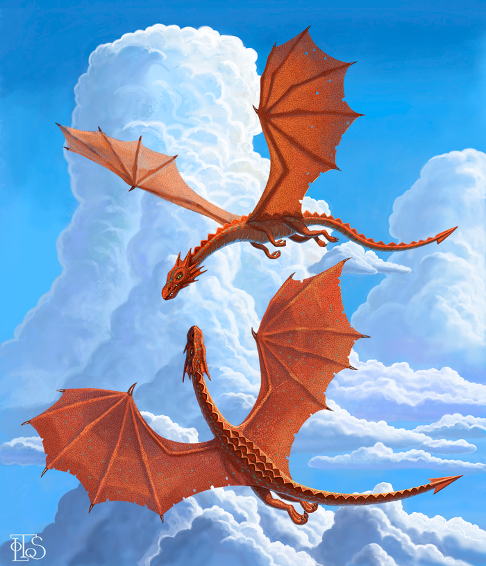 иллюстрация к песне "два дракона"