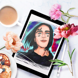 Портрет красивого мужчины с голубыми глазами