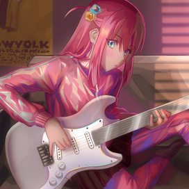 Фан-арт аниме Bocchi the Rock! — Hitori Gotoh Хитори Гото