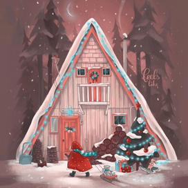 Зимний домик