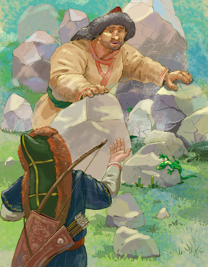 Иллюстрация к сборнику "Сказки со всего света"