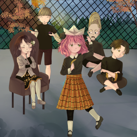 Фан арт по аниме "Семья шпионов"