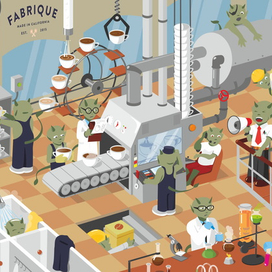 Иллюстрация для кафе