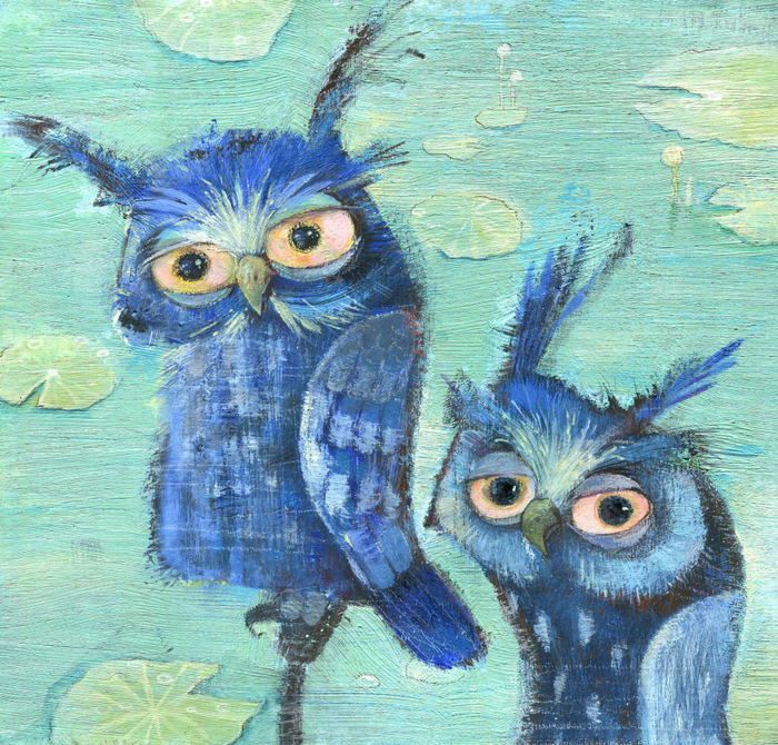 Совы на болотце