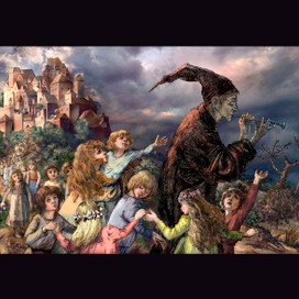 "Гамельнский крысолов". Photoshop. 2022 год