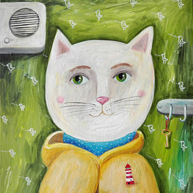 Кот и радио