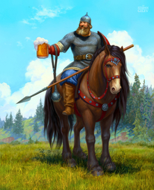 Постер для пива "Витязь"