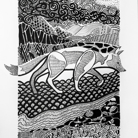 Лиса в живой среде