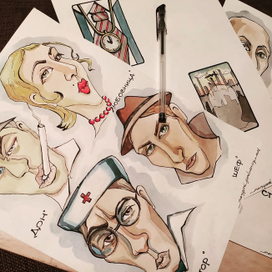 Разработка образов к игре "Мафия"