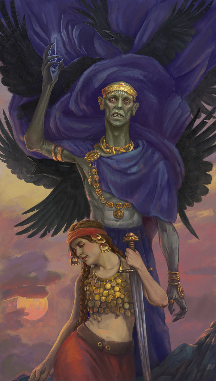 Кощей Бессмертный с женой