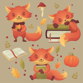 Персонаж лисенок