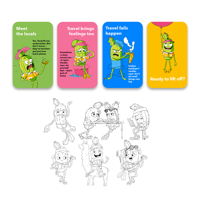 Бренд-персонаж кактус