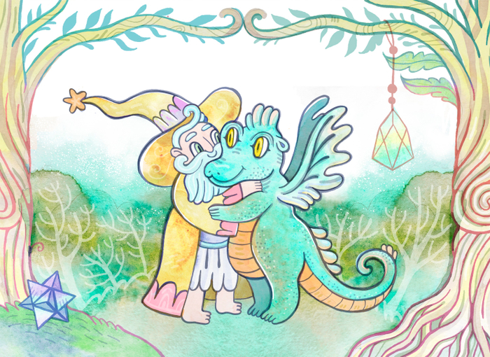 Дружба волшебника и дракона