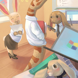 Метафорическая карта "Кролик и Удав"