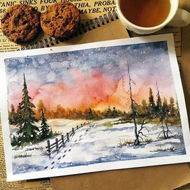 Зимний вечер