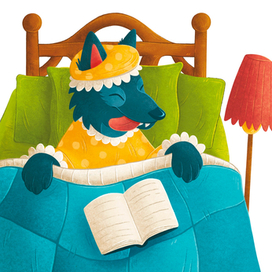 Иллюстрация к сказке "Красная Шапочка"