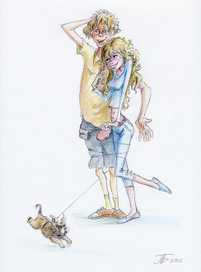 Прогулка с собакой