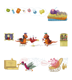 "Удивительная история," иллюстрации