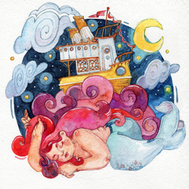 Спящая русалка