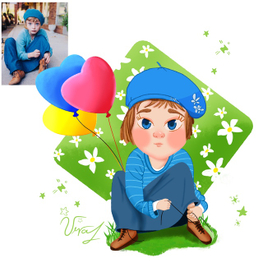 Девочка с водушными шар