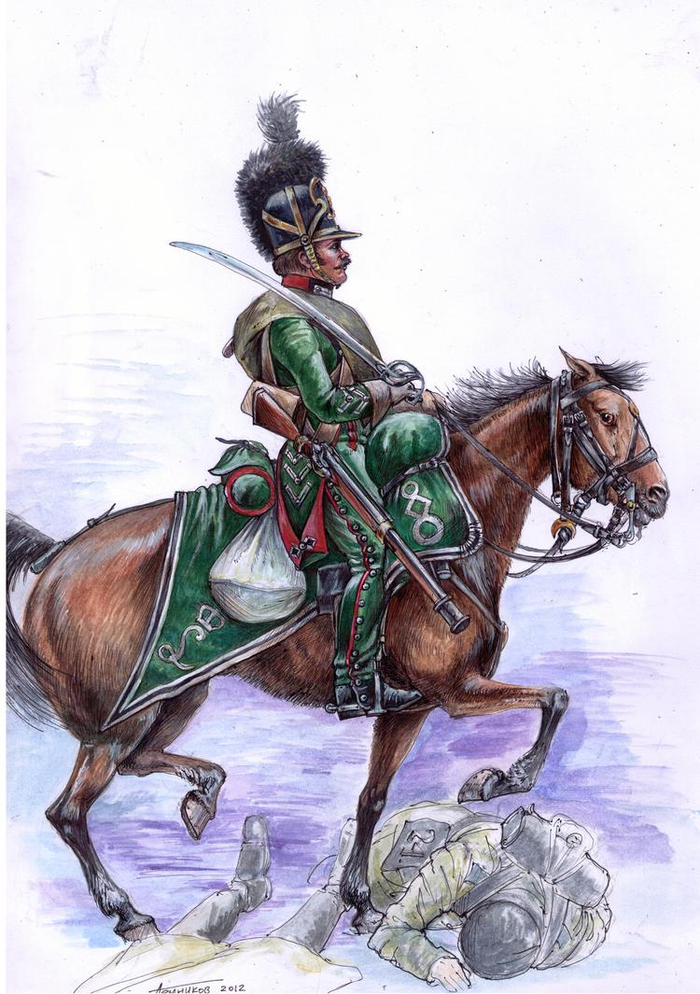 Шеволежер Гессен-Дармштадта. Березина. Декабрь 1812-го г.