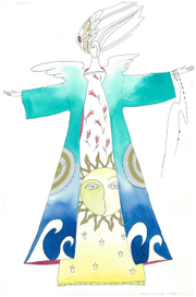 Ангел одетый в Солнце.