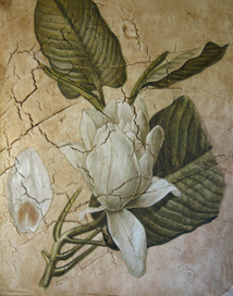 акрил на фактурной поверхности1