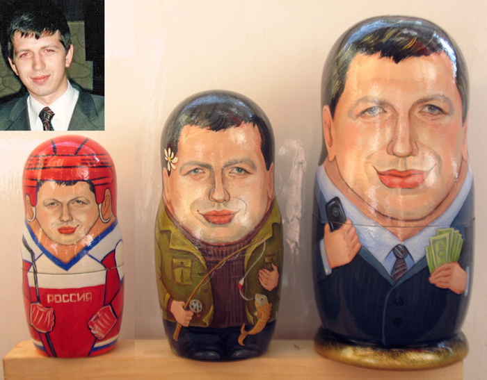 Матрёшки-шаржи