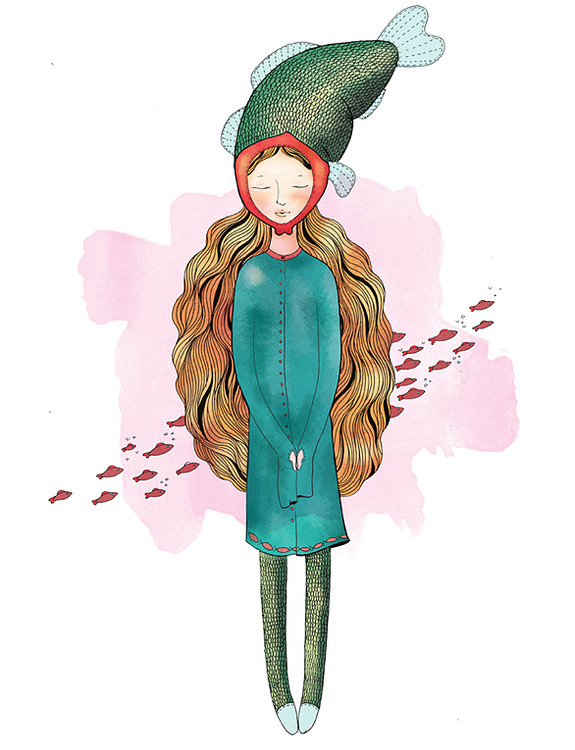 Взрослая рыбка