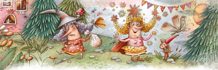 Иллюстрация к книге "Мика. Секрет восьмого гнома"