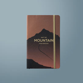 Горный пейзаж мокап