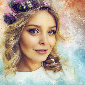 Акварель портрет