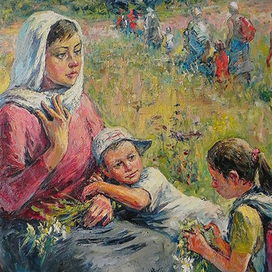 Паломники. 120x85/2017