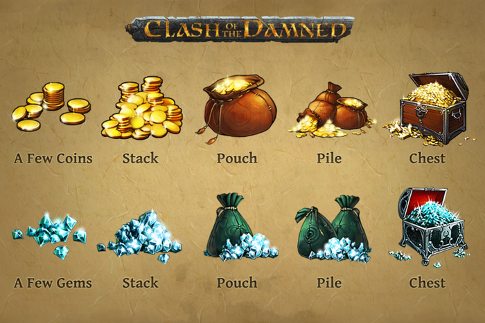 Clash of the Damned_gold_gems