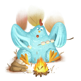 Курочка с маршмеллоу 