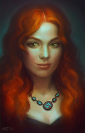 Рыжеволосая