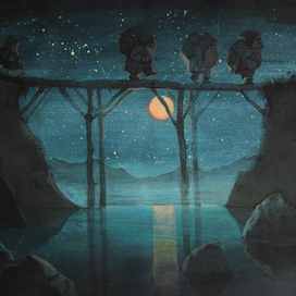 Хоббит туда и обратно. Переправа через мосток