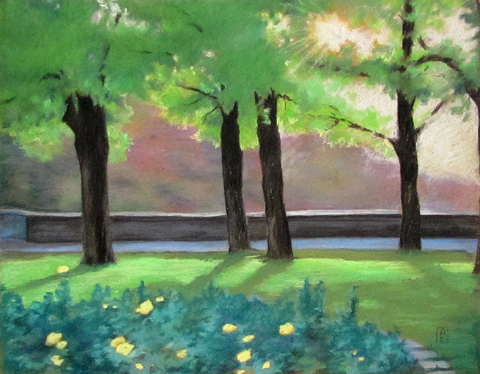 Желтые розы в Таллине