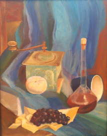 Натюрморт в синих тонах