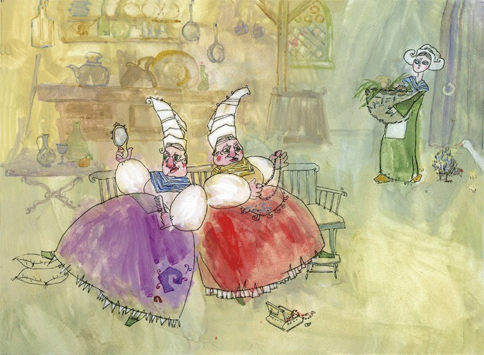 Эскиз к сказке "Волшебницы"