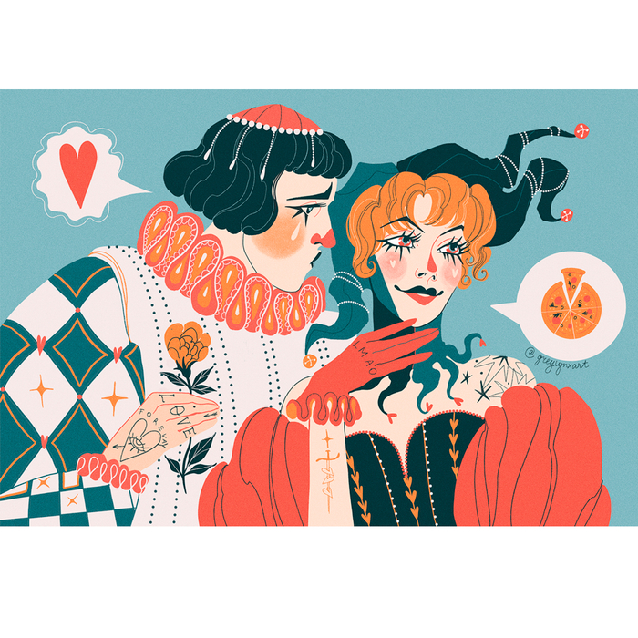 Открытка ко Дню всех Влюбленных