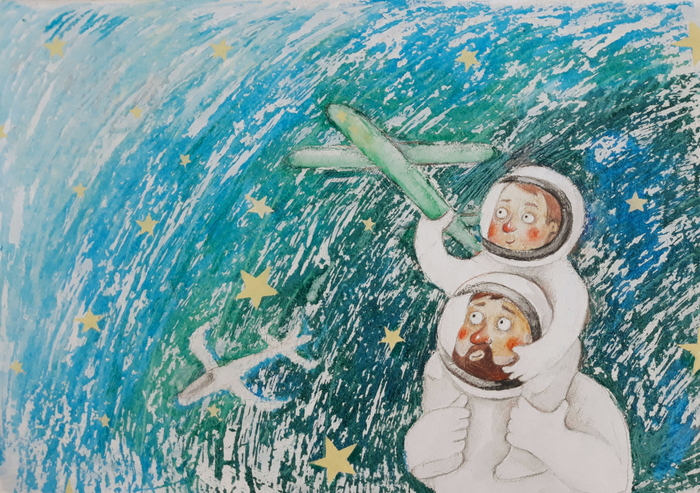 Космонавты