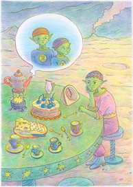 Лунная мама волнуется