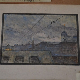 Вид из окна, сретенский бульвар, москва