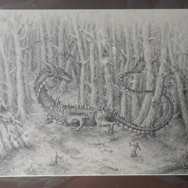 Триптих. Иллюстрации к произведению "Дети Хурина" Дж. Р.Р. Толкин